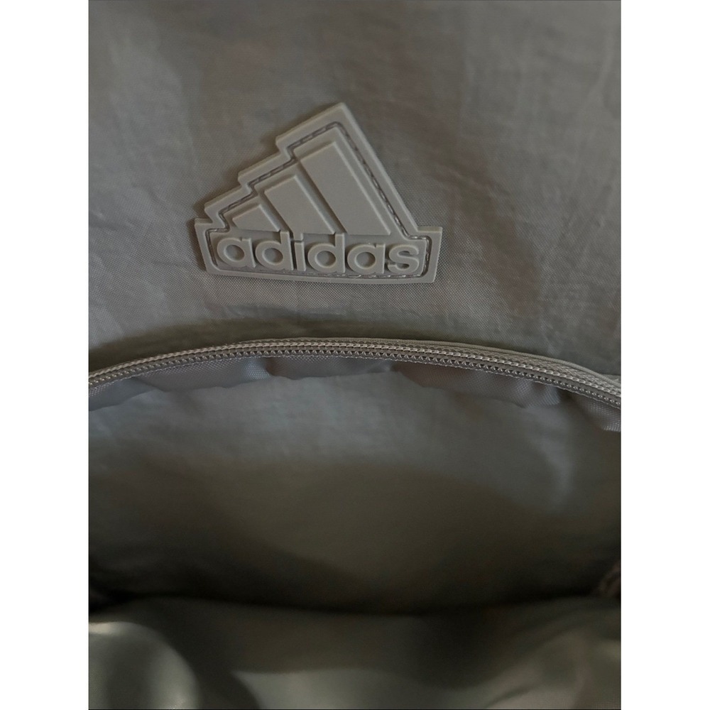 Adidas Weekender Silver Green Backpack 16" Laptop Travel School Daypack GIFT NEW - Picture 11 of 13